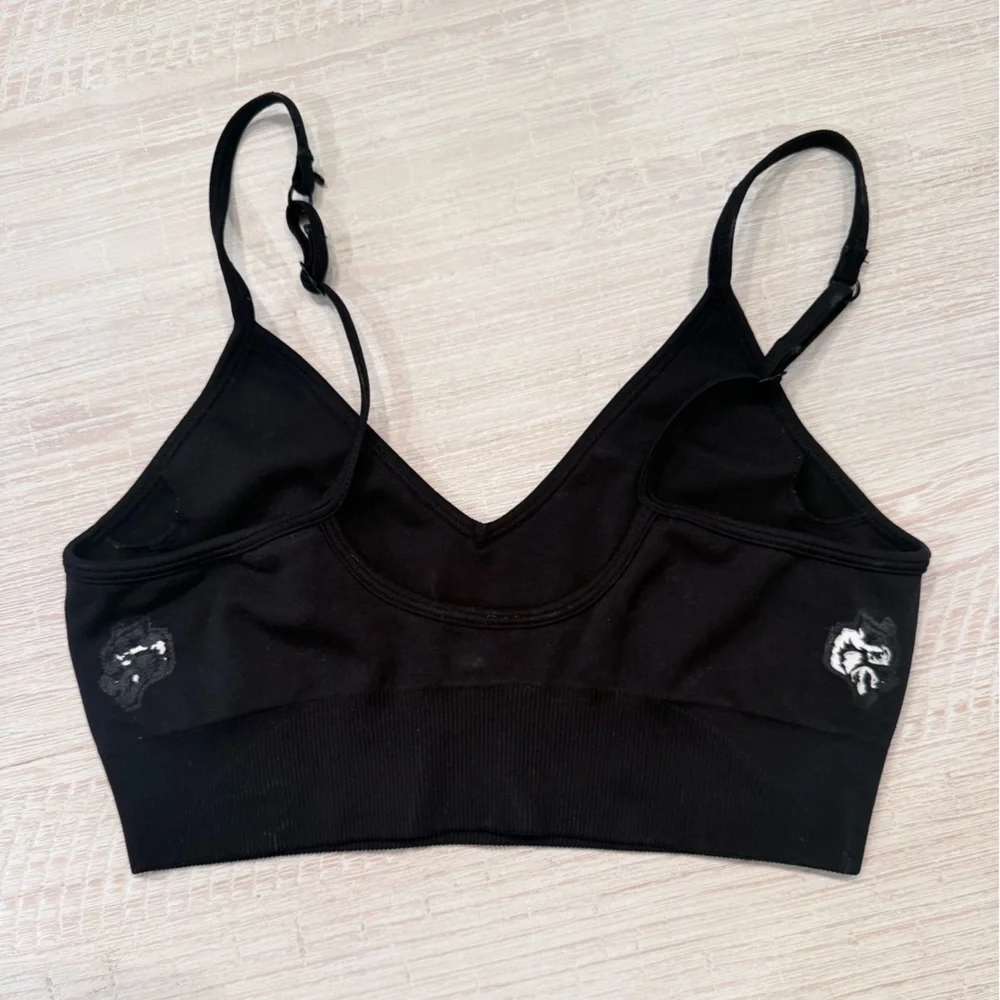 Wolves Black Bralette Top - Women's Intimates - Picture 2 of 5